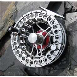 Searchwater Fly Reel - 9/11 PEWTER RED