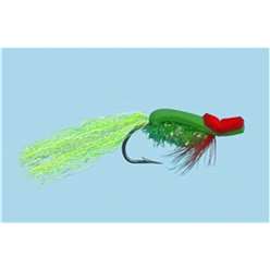 Turrall Foam Poppers  - H H Gurgler Chartreuse - PO04