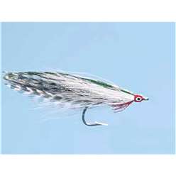 Turrall Saltwater Flies - Deceiver Grizzly White - SW25