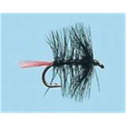 Turrall Wet Flies Hackled - Black Palmer - WH03