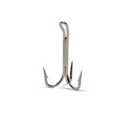 Turrall Hi-Carbon Hooks - Salmon Treble Nickel (10 Hooks) - T945N
