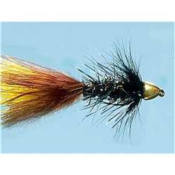 Turrall - Brown/Yellow Krystal Cone Head Bugger - CH05